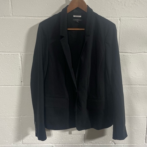 Lane Bryant The Modernist Collection Black Blazer Sz 14 - Picture 1 of 4